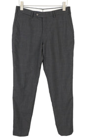 SUITSUPPLY Soho vyriškos kelnės UK30R pilkos grynos vilnos Super 120 siaurėjantis kirpimas su užtrauktuku 