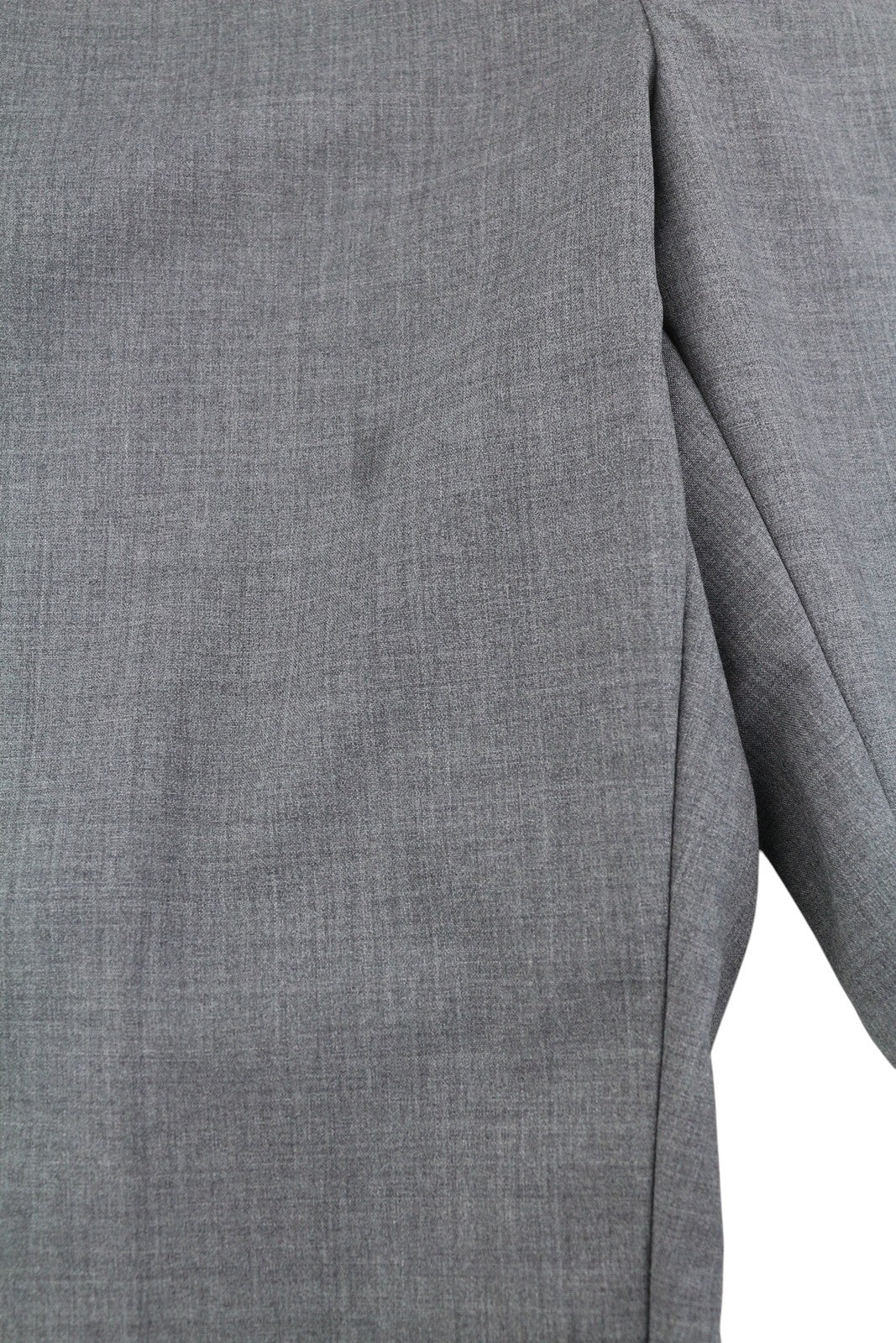 SUITSUPPLY Soho vyriškos kelnės su atverčiamomis rankovėmis, pilkos, grynos vilnos, S120, siaurėjantis kirpimas, užtrauktukas 