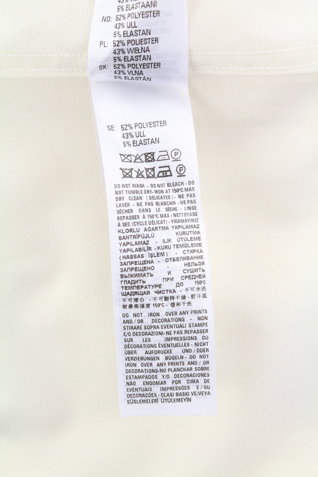 DIESEL S-Wooly vyriški marškinėliai, 2XL, balti, vilnos mišinio marškinėliai su įpjova apykakle ir kišene su sagomis. 