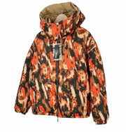 JUST CAVALLI vyriška striukė 54 spalvinga marginta paminkštinta gobtuvu dvipusė RRP710 