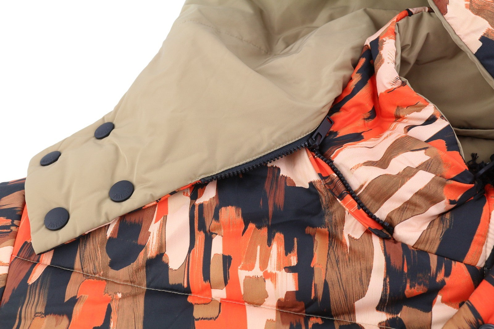 JUST CAVALLI vyriška striukė 54 spalvinga marginta paminkštinta gobtuvu dvipusė RRP710 