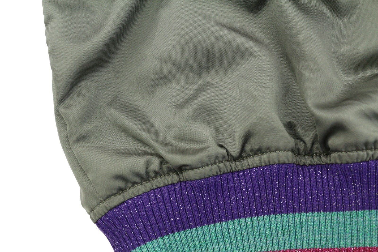 DIESEL moteriška striukė XS, žalia, blizgi, dvipusė, lengva, bomber stiliaus striukė su pilnu užtrauktuku. 