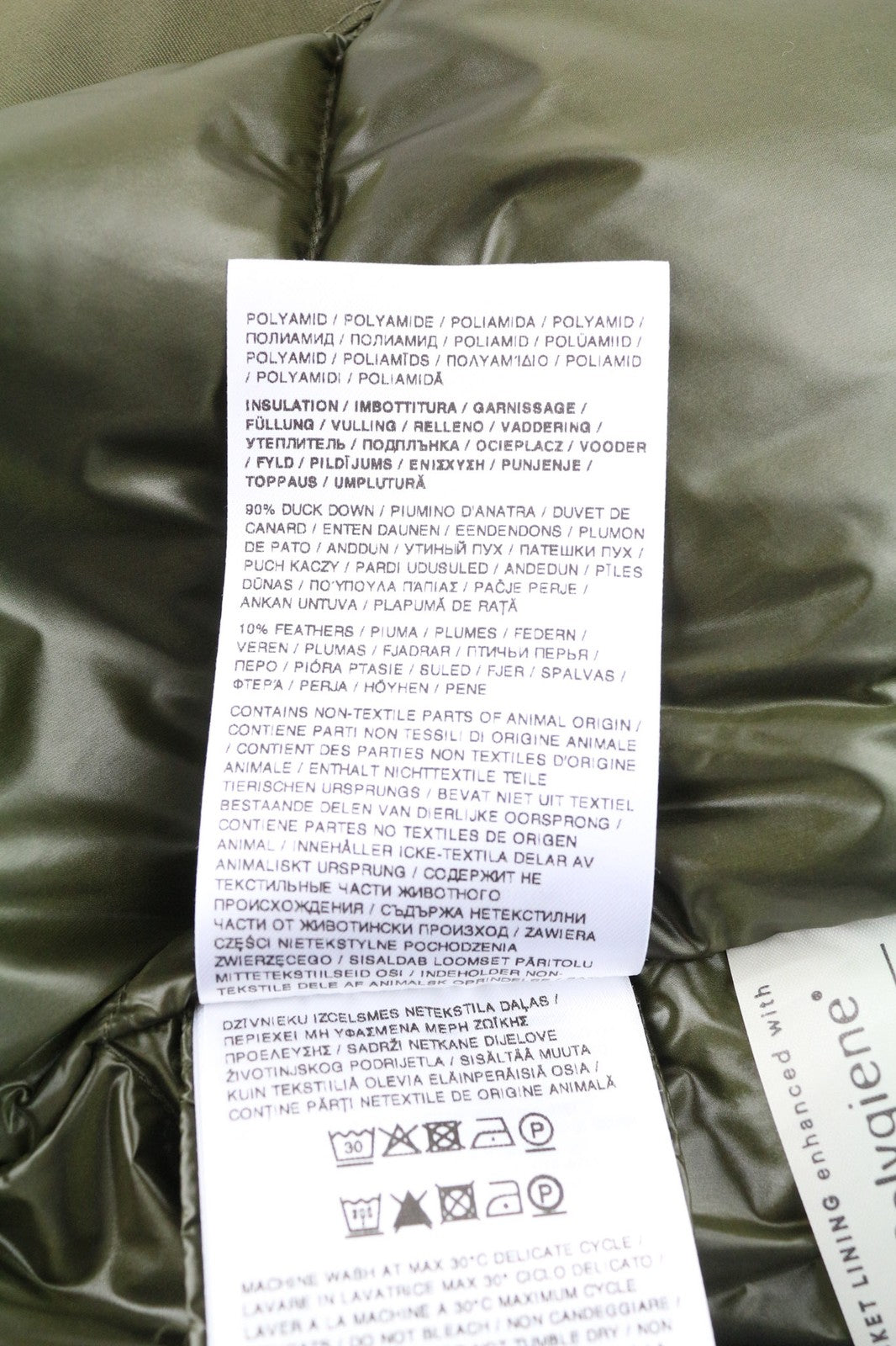 WOOLRICH Arctic Parka moteriškas XS dydžio pūkinis paltas su gobtuvu ir Ramar audiniu, RRP 799 