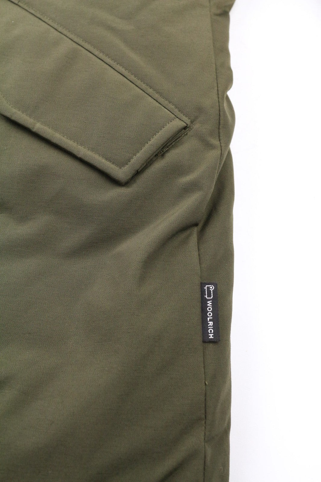 WOOLRICH Arctic Parka moteriškas XS dydžio pūkinis paltas su gobtuvu ir Ramar audiniu, RRP 799 