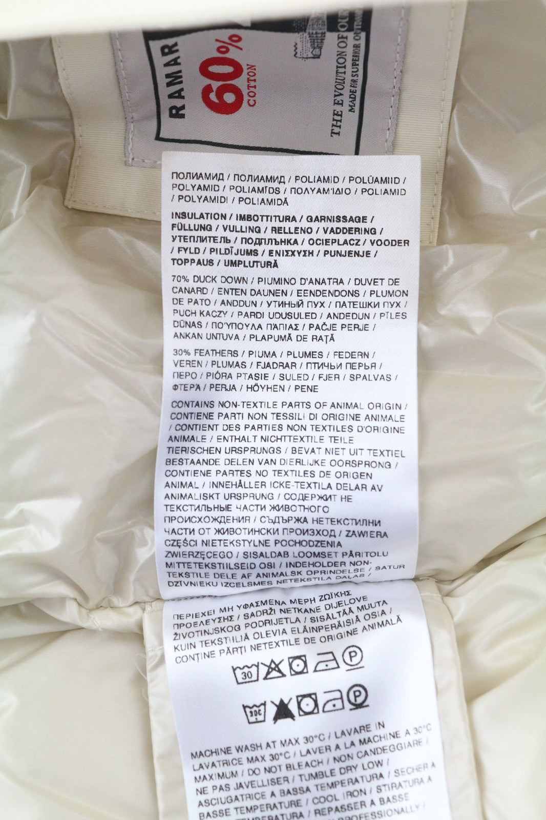 WOOLRICH Arctic Bomber moteriška pūkinė striukė su gobtuvu S dydžio Ramar audinio drobė RRP780 