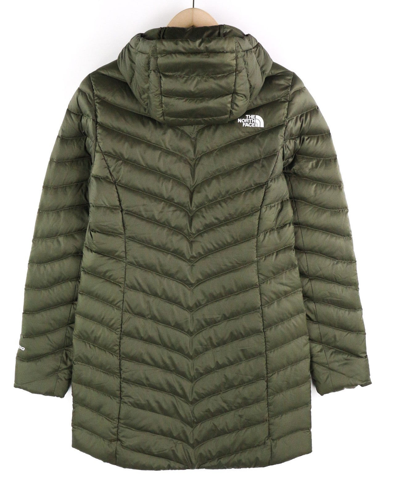 „The North Face“ moteriška „S Trevail 800Fill“ pūkinė striukė su gobtuvu, vidutinio ilgio, izoliuota. 