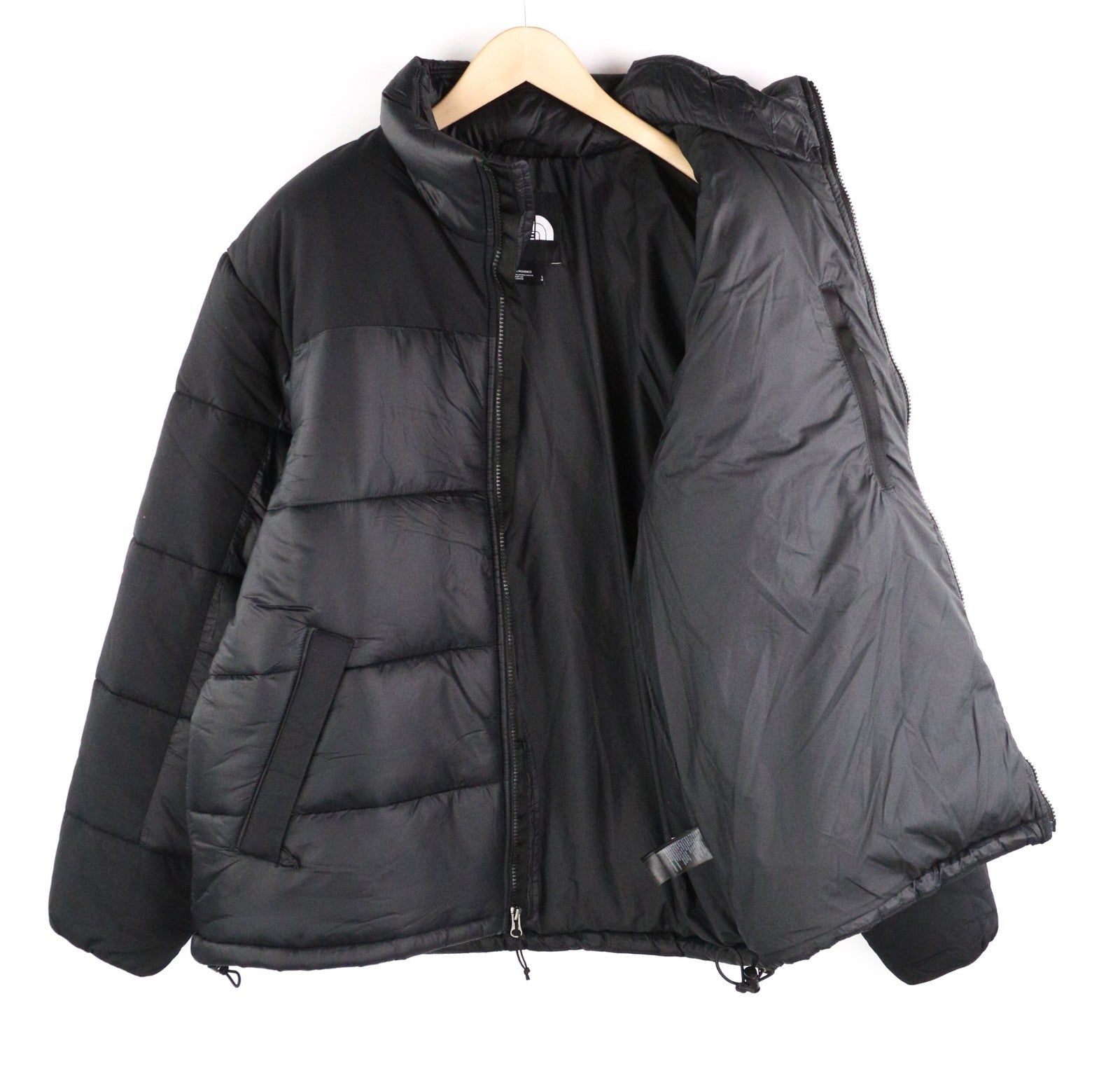 „THE NORTH FACE Himalayan Parka“ vyriška juoda striukė su užtrauktukais, L dydžio, paminkštinta 