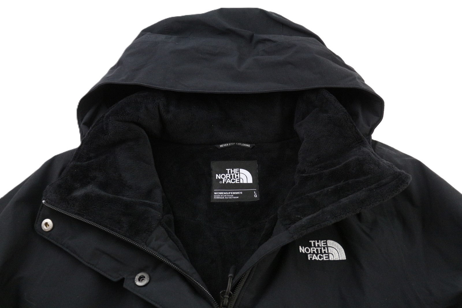 THE NORTH FACE Inlux moteriška L dydžio vandeniui atspari paminkštinta striukė su gobtuvu (RRP249) 