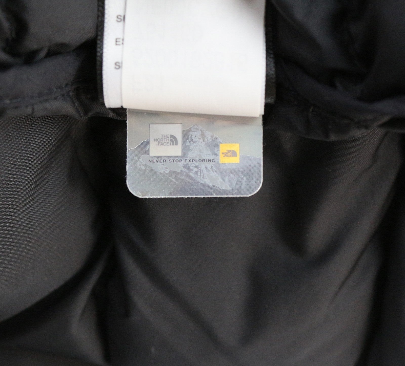 THE NORTH FACE La Paz vyriška pūkinė striukė su gobtuvu M 600, juoda, pašiltinta, RRP220 