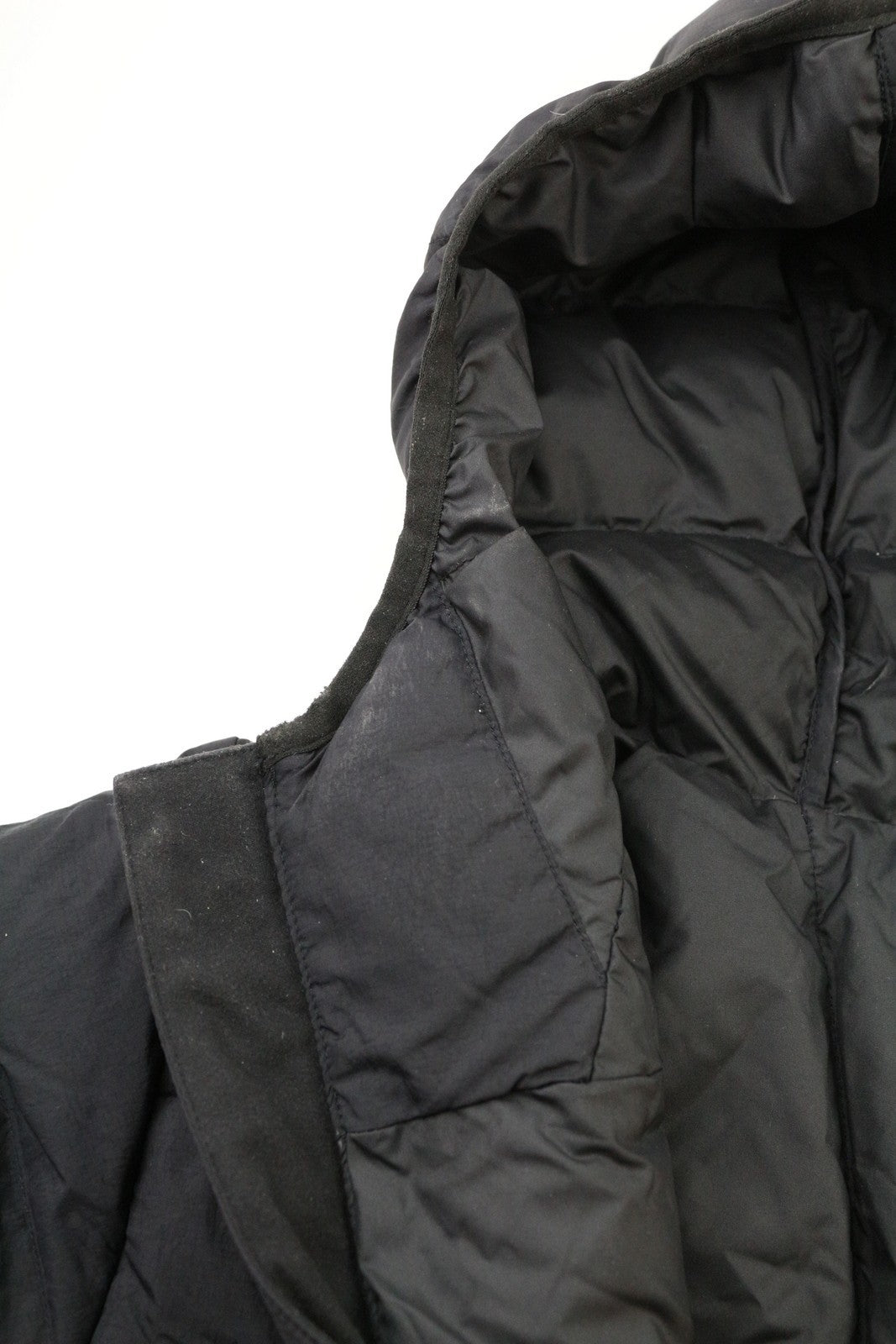 THE NORTH FACE La Paz vyriška pūkinė striukė su gobtuvu M 600, juoda, pašiltinta, RRP220 