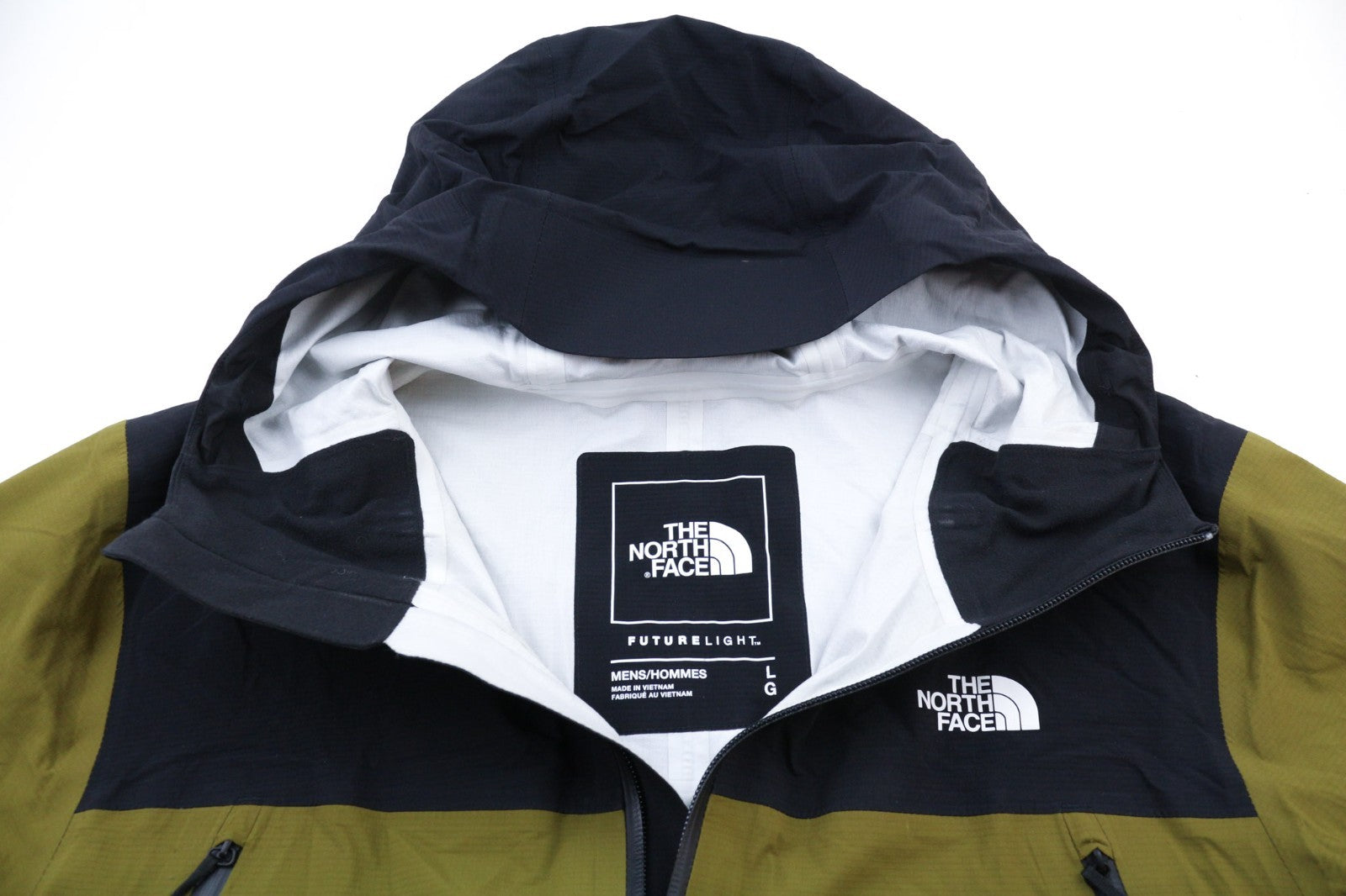 THE NORTH FACE Tente vyriška striukė su gobtuvu L, neperšlampama, kvėpuojanti, „Futurelight“ 