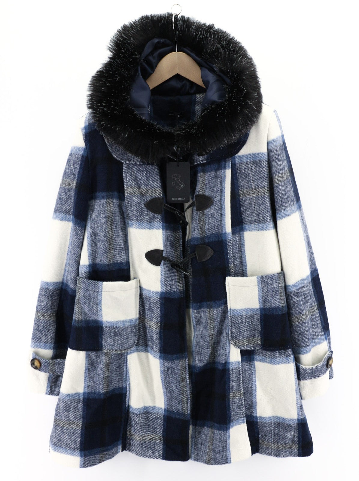 LE COMPTOIR DU MANTEAU 98209A moteriškas paltas, 2XL vilnos mišinio perjungiamas dirbtinis kailis 