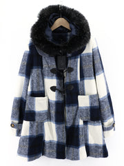 LE COMPTOIR DU MANTEAU 98209A moteriškas paltas, 2XL vilnos mišinio perjungiamas dirbtinis kailis 