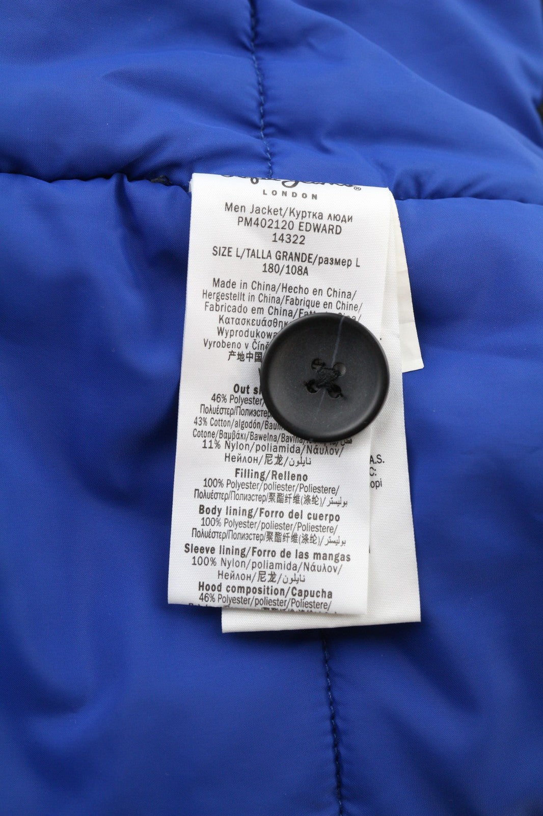 PEPE JEANS Edward Infinity vyriška striukė su gobtuvu, L, su izoliuotu vandeniui atspariu logotipu 