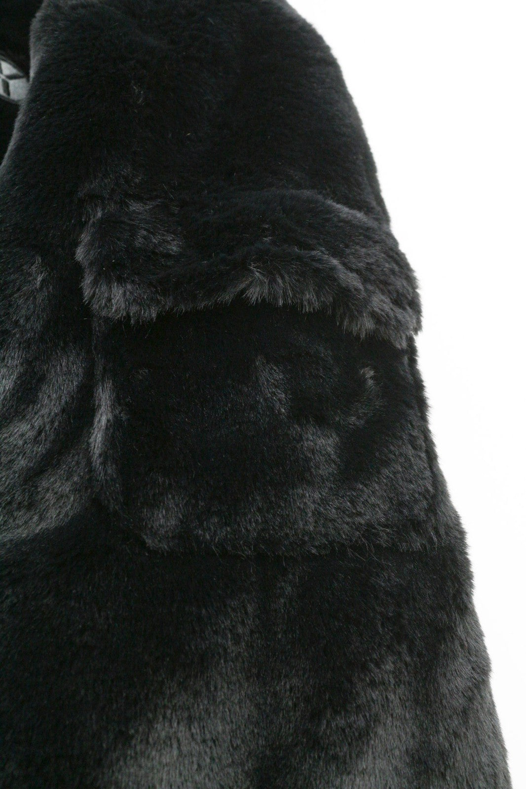 RICHMOND UWA23108PL moteriška juoda dvipusė striukė ~S su gobtuvu ir užtraukiamomis kišenėmis 