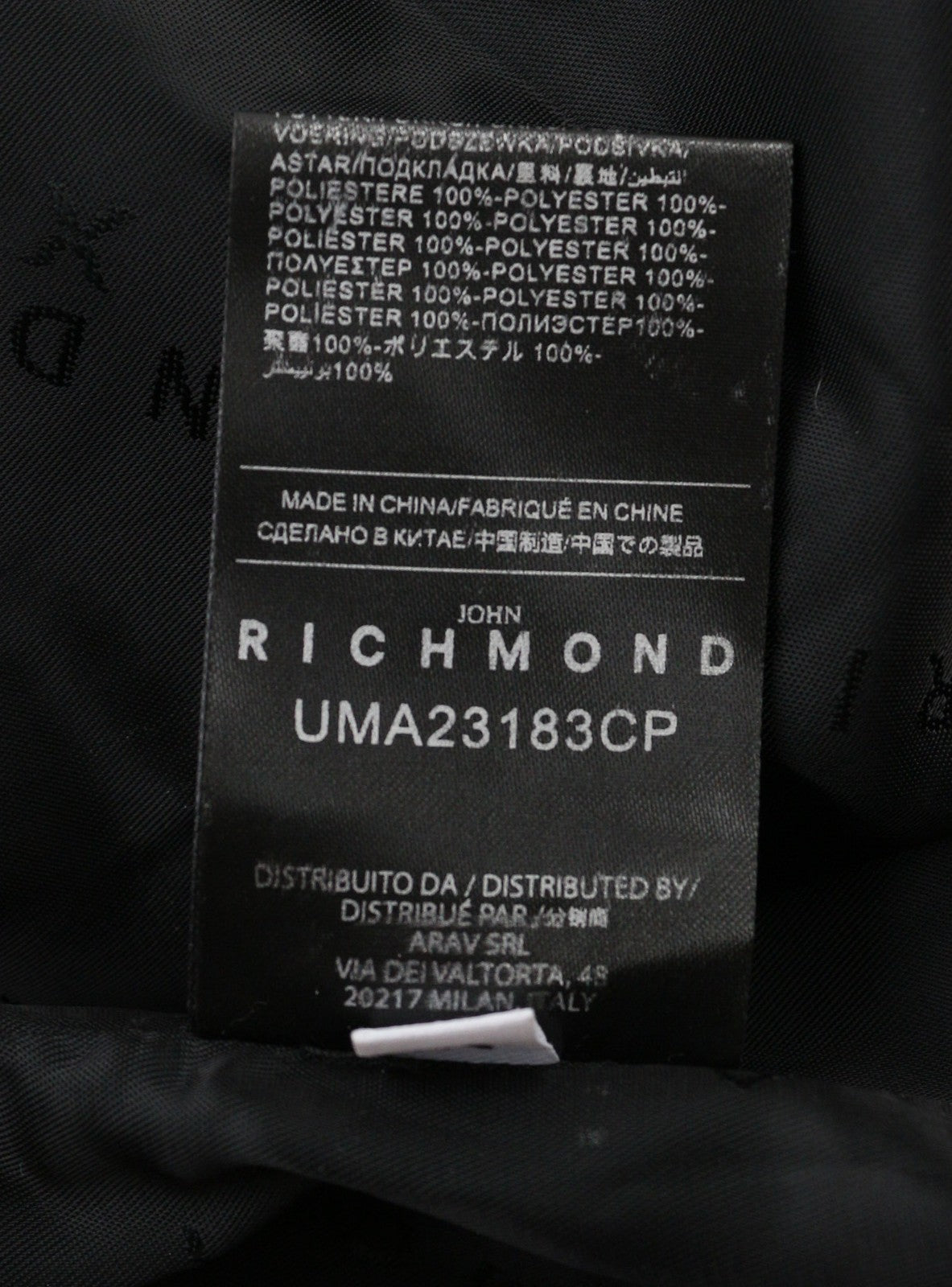 RICHMOND UMA23183CP vyriškas vilnos mišinio paltas M, pilkas, su išpjova atvartu, dviguba eilė 