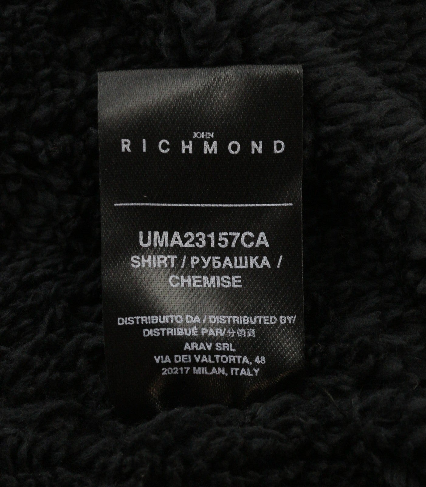 RICHMOND UMA23157CA vyriškas marškinių tipo švarkas ~L languotas su šerpų pamušalu ir užlopytinėmis kišenėmis 