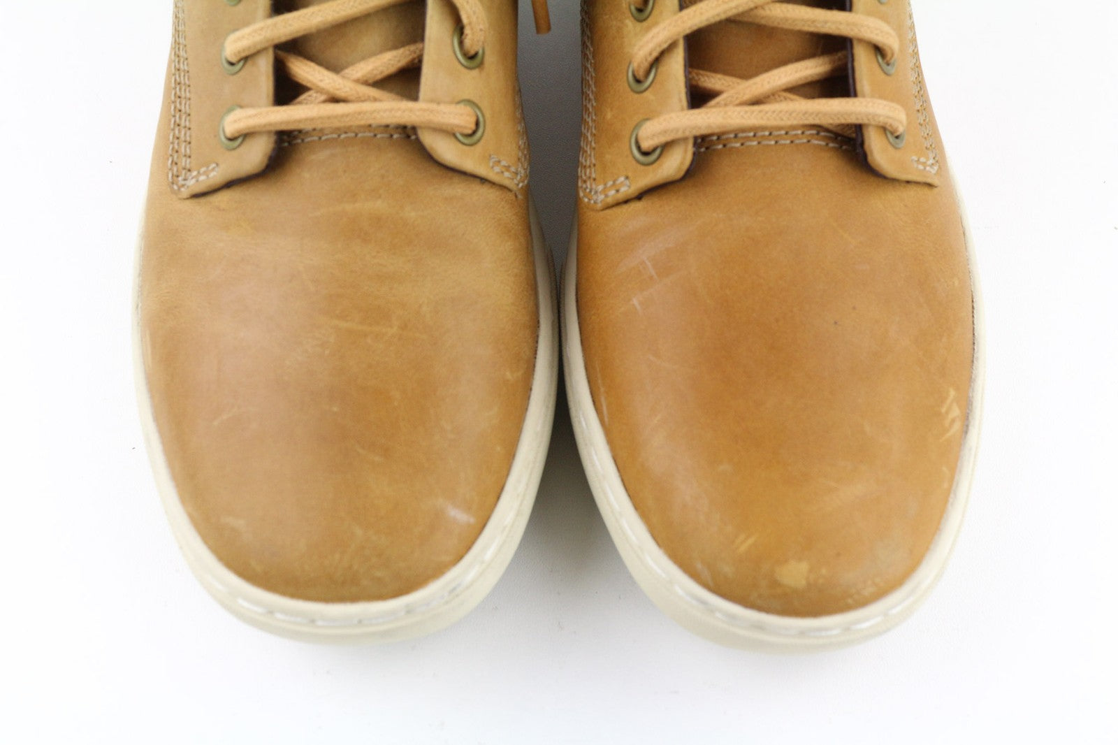 TIMBERLAND A1JU1 vyriški rudi odiniai aulinukai, EU40, UK6.5, suvarstomi migdolų nosimi, iki kulkšnies. 