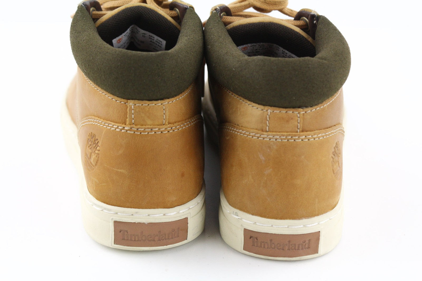 TIMBERLAND A1JU1 vyriški rudi odiniai aulinukai, EU40, UK6.5, suvarstomi migdolų nosimi, iki kulkšnies. 