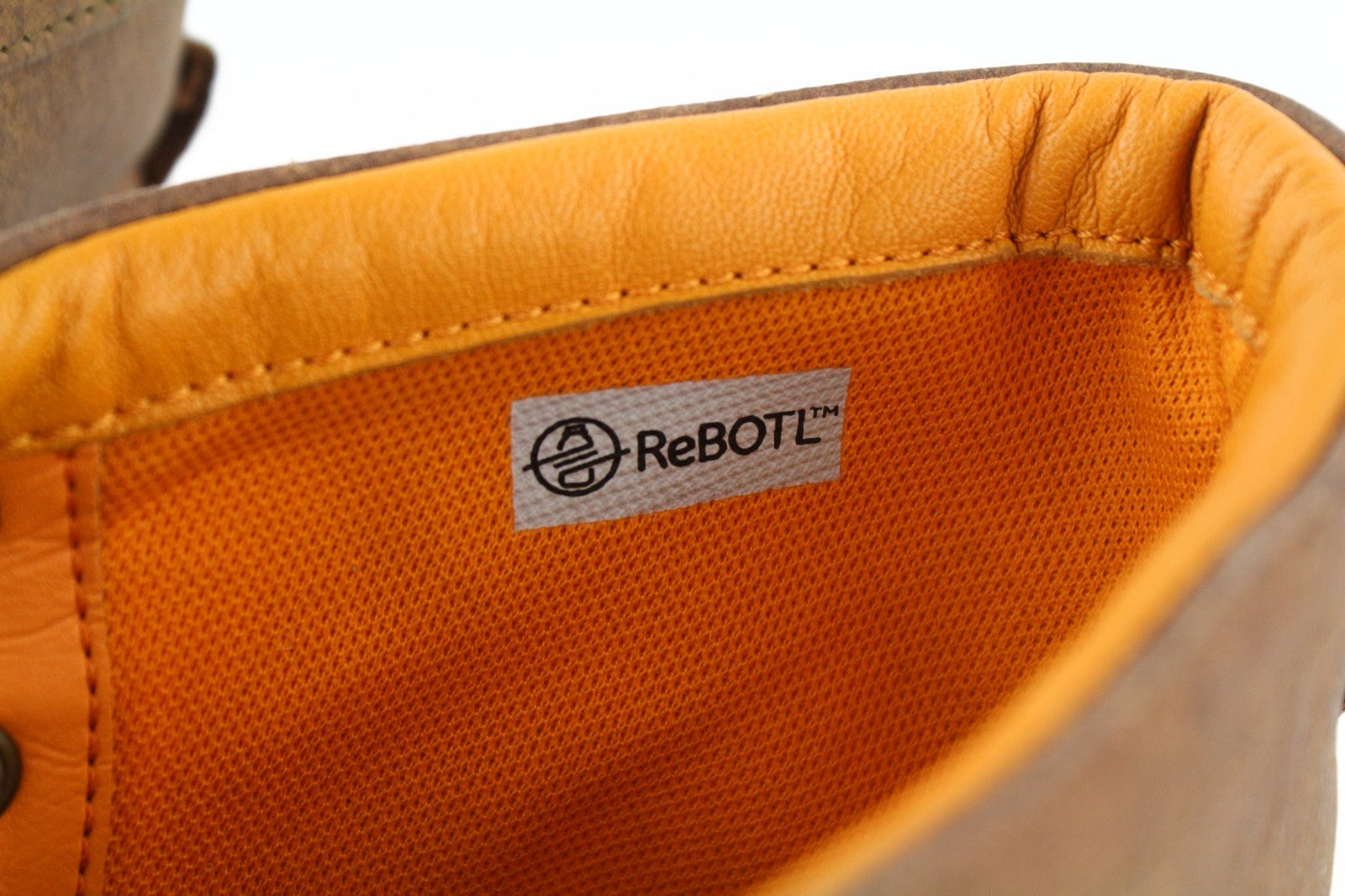 TIMBERLAND A2HB2 vyriški odiniai batai EU42 UK8 rudi vidutinio ūgio migdolų noselės ReBOTL 