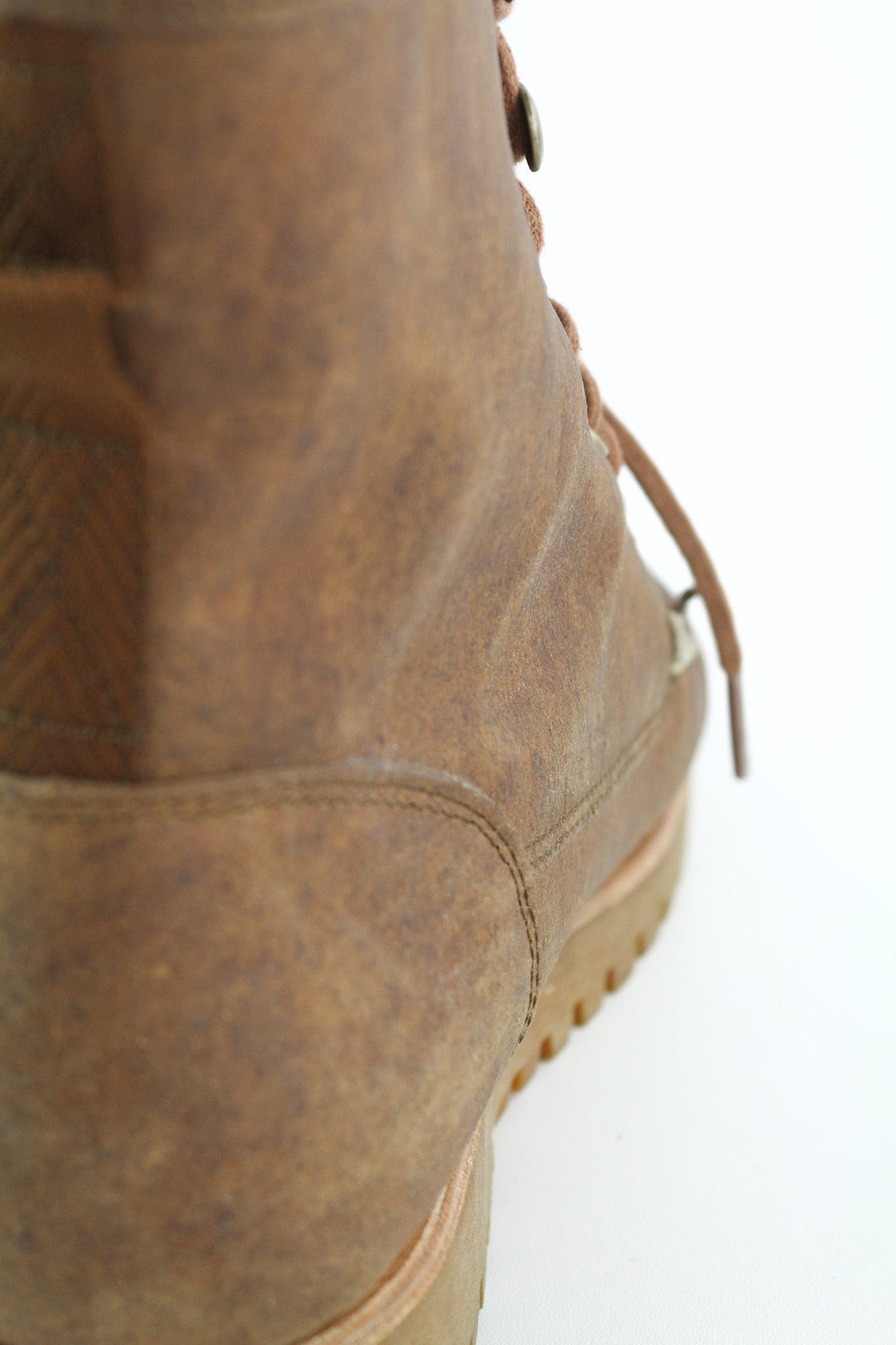 TIMBERLAND A2HB2 vyriški odiniai batai EU42 UK8 rudi vidutinio ūgio migdolų noselės ReBOTL 