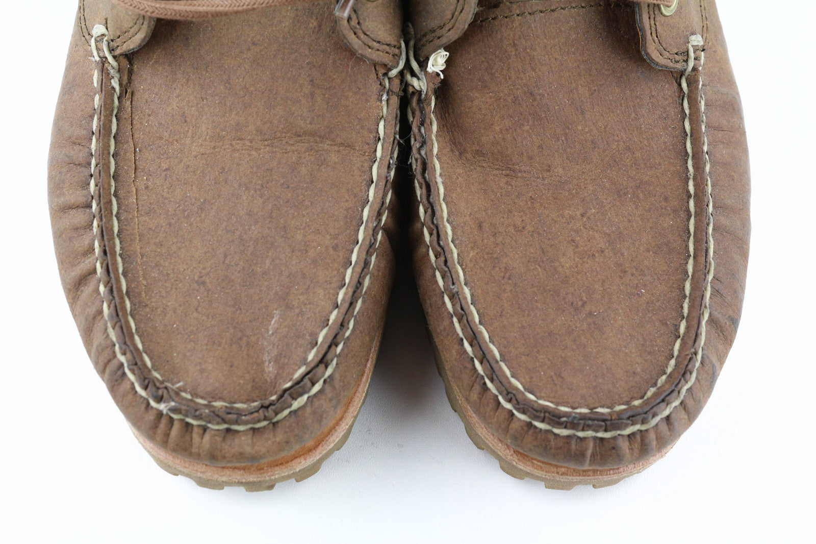 TIMBERLAND A2HB2 vyriški odiniai batai EU42 UK8 rudi vidutinio ūgio migdolų noselės ReBOTL 