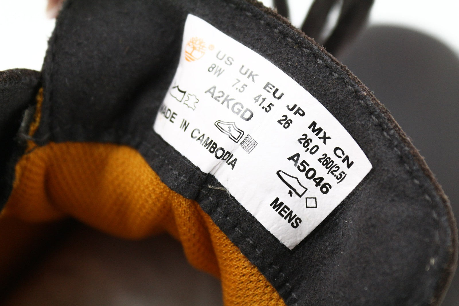 TIMBERLAND vyriški rudi odiniai batai, EU41.5, UK7.5, vandeniui atsparūs, patogūs, iki kulkšnies. 