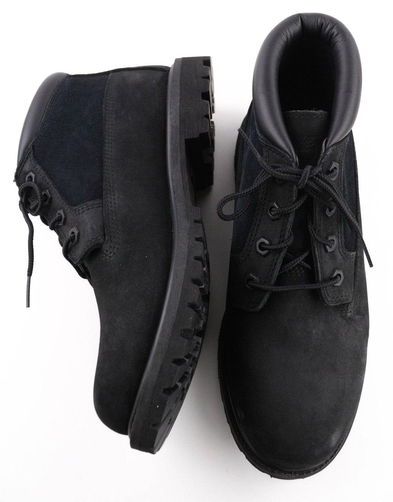 TIMBERLAND A1R2M moteriški juodi odiniai aulinukai EU40 UK7 Ortholite su raišteliais ant kulkšnies 