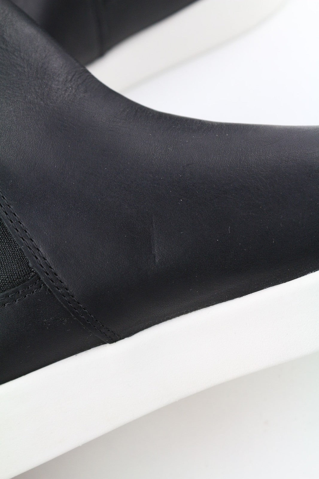 TIMBERLAND A2FUS moteriški juodi odiniai aulinukai su vidutinio aukščio pamušalu, EU40, UK7, migdolų nosimi, ReBOTL 