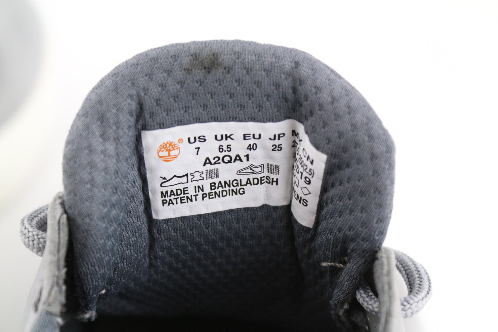 TIMBERLAND A2QA1 vyriški žali sportbačiai su migdolų spalvos pirštais, žemakulniai 