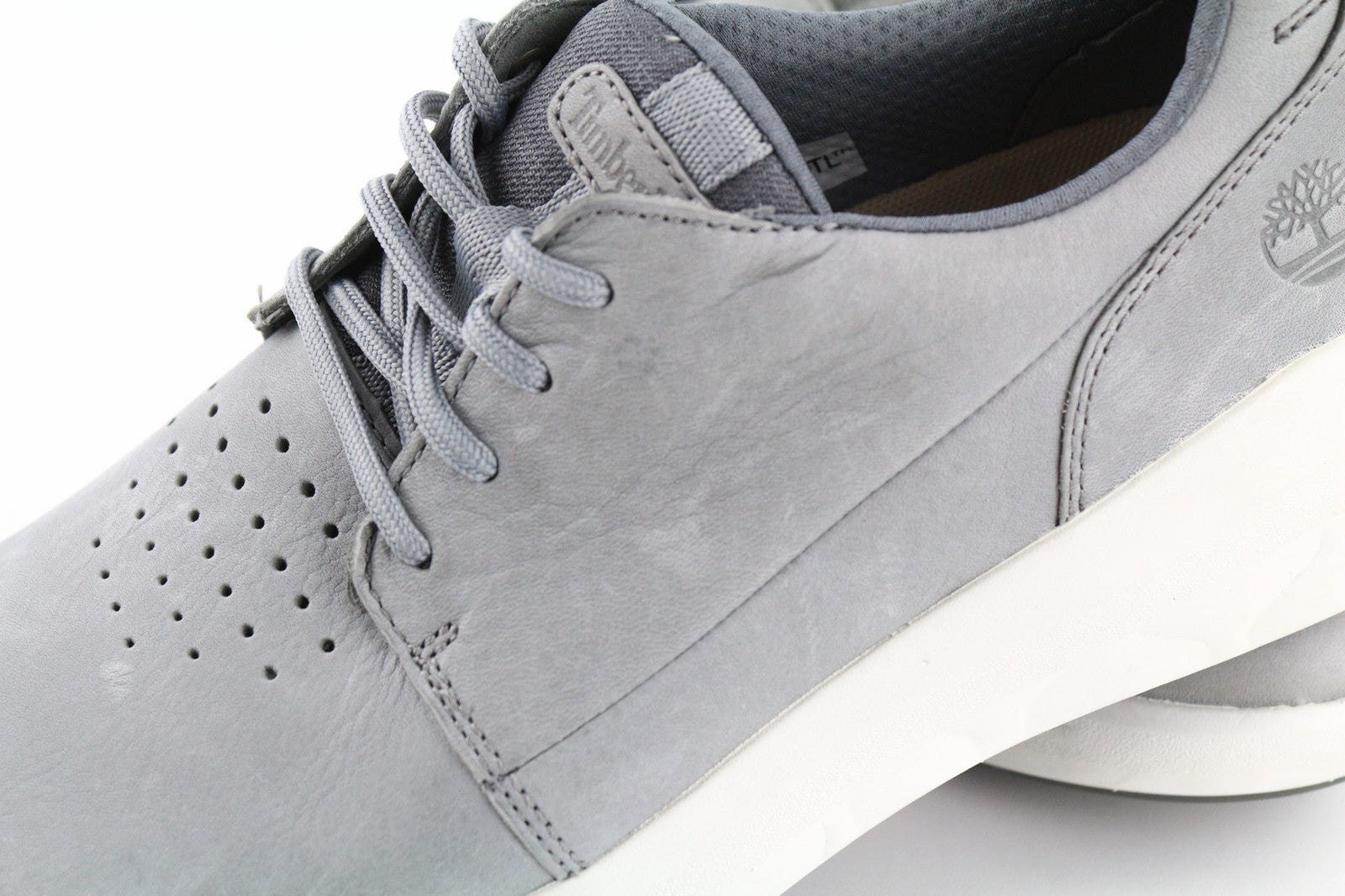 TIMBERLAND A2QA1 vyriški žali sportbačiai su migdolų spalvos pirštais, žemakulniai 