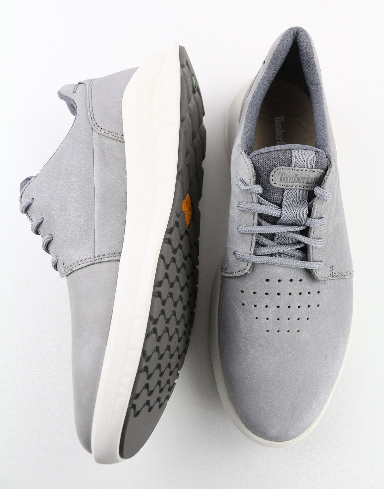 TIMBERLAND A2QA1 vyriški žali sportbačiai su migdolų spalvos pirštais, žemakulniai 