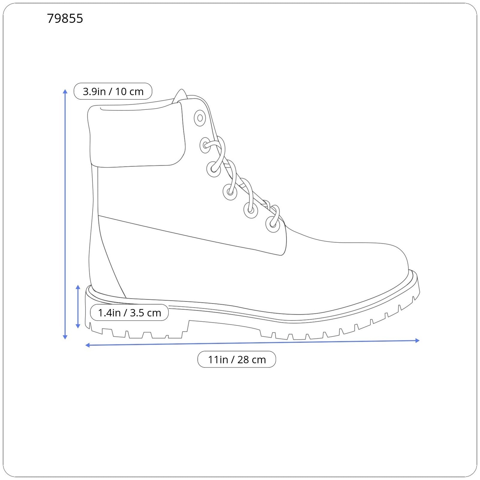 TIMBERLAND A2JDG vyriški rudi odiniai batai EU40 UK6.5 migdolų nosys, apsaugančios nuo nuovargio 