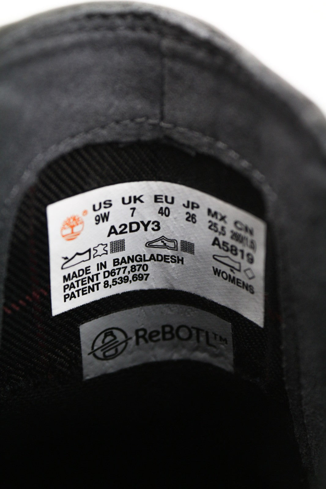 TIMBERLAND A2DY3 moteriški pilki odiniai aulinukai EU40 UK7 migdolų nosis guminė kulkšnis 