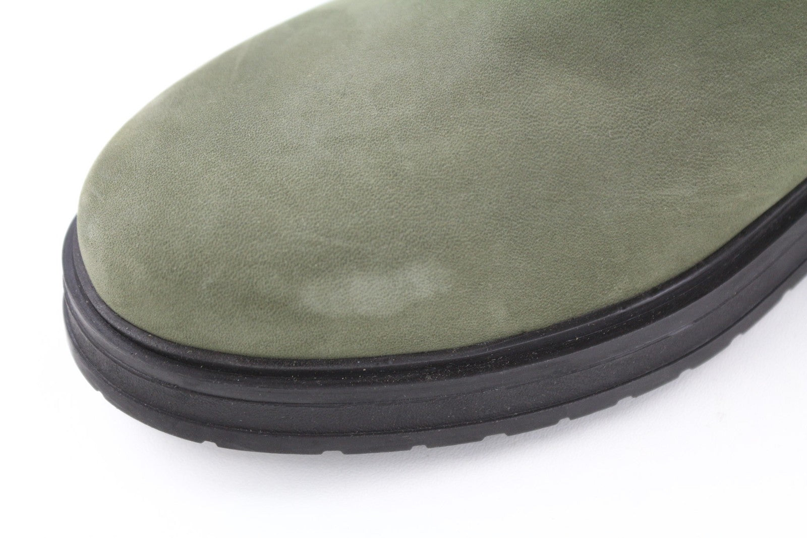 TIMBERLAND moteriški alyvuogių žali aulinukai „Chelsea“ EU38 UK5 odiniai migdolų nosys iki kulkšnies 