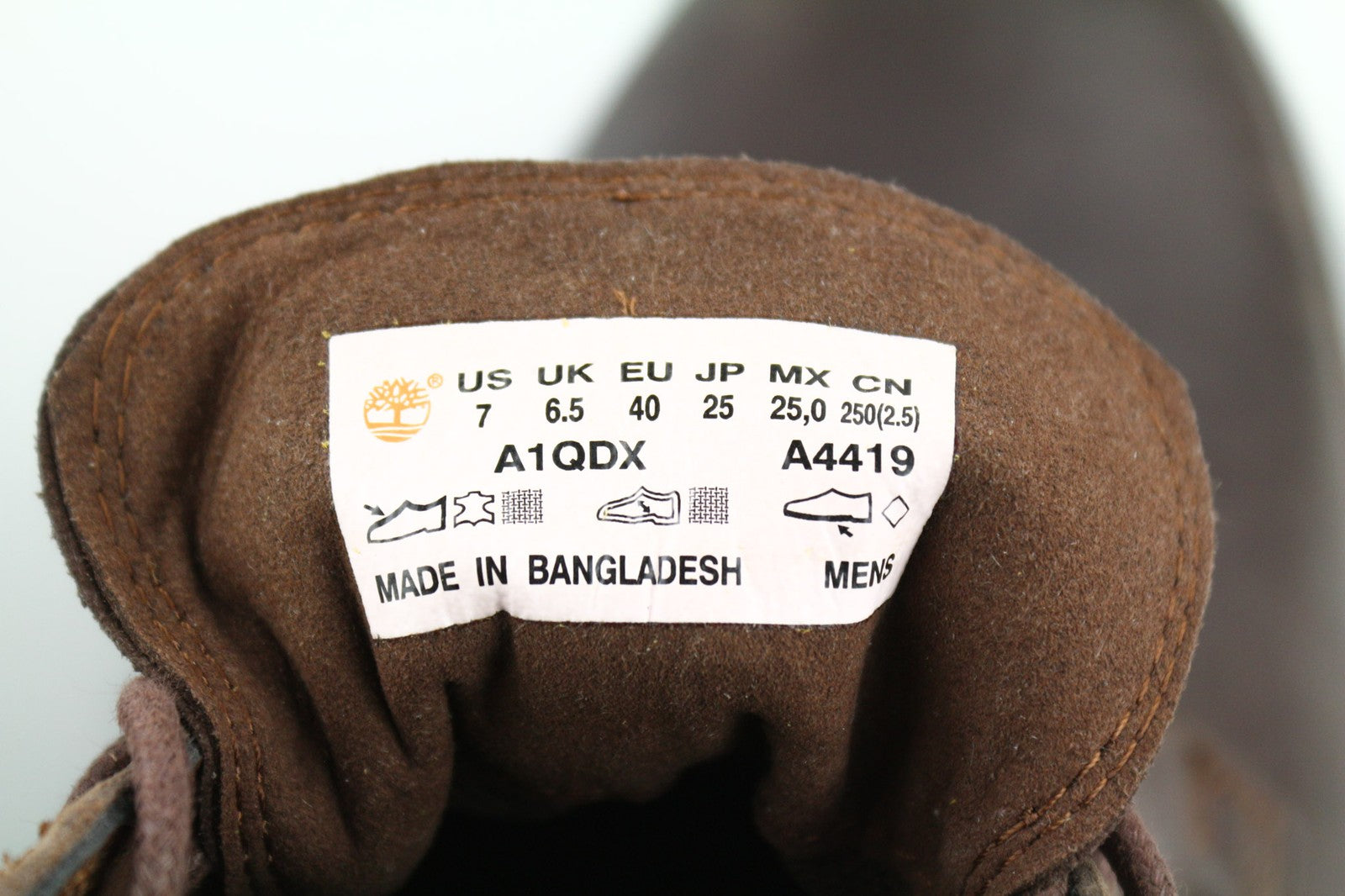 TIMBERLAND A1QDX vyriški rudi batai EU40 UK6.5 odiniai „Defender Repellent Systems“ 