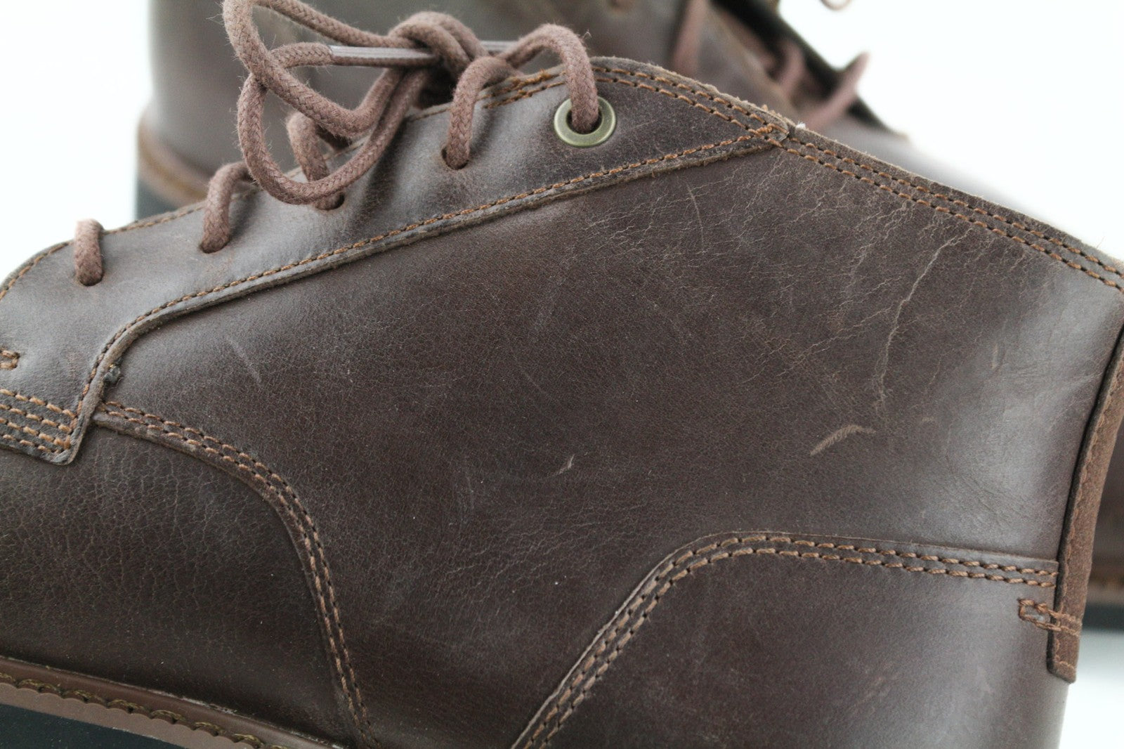 TIMBERLAND A1QDX vyriški rudi batai EU40 UK6.5 odiniai „Defender Repellent Systems“ 