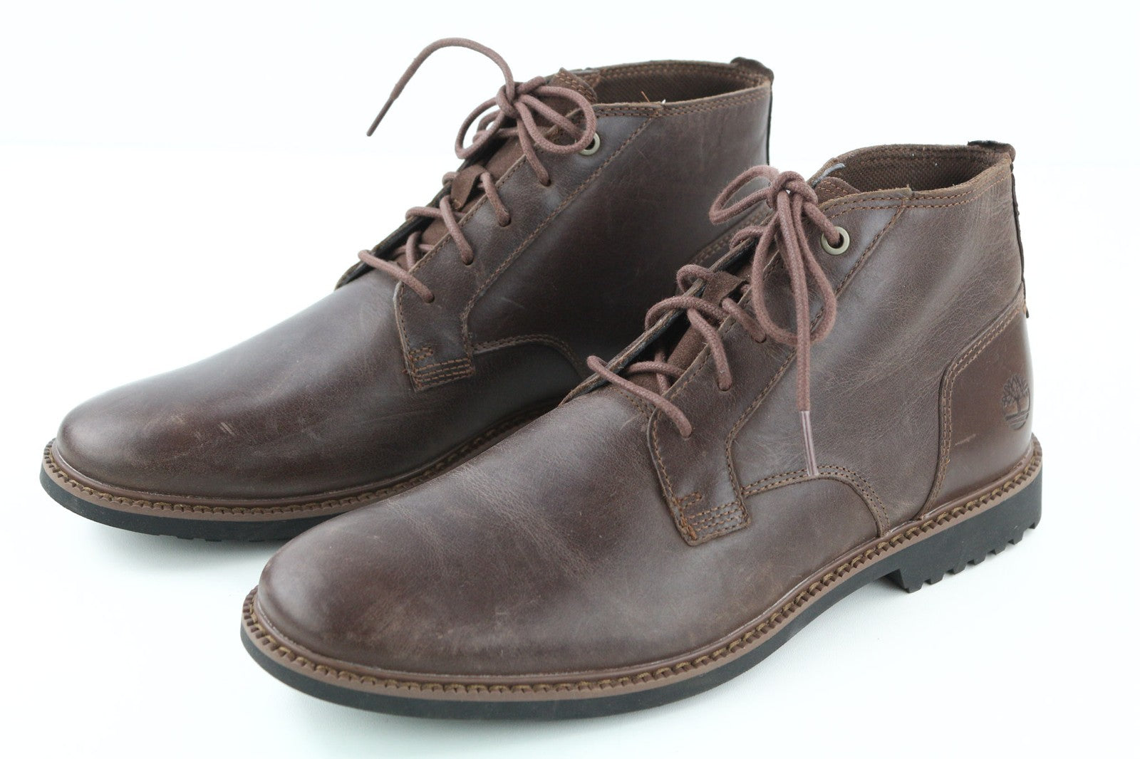 TIMBERLAND A1QDX vyriški rudi batai EU40 UK6.5 odiniai „Defender Repellent Systems“ 