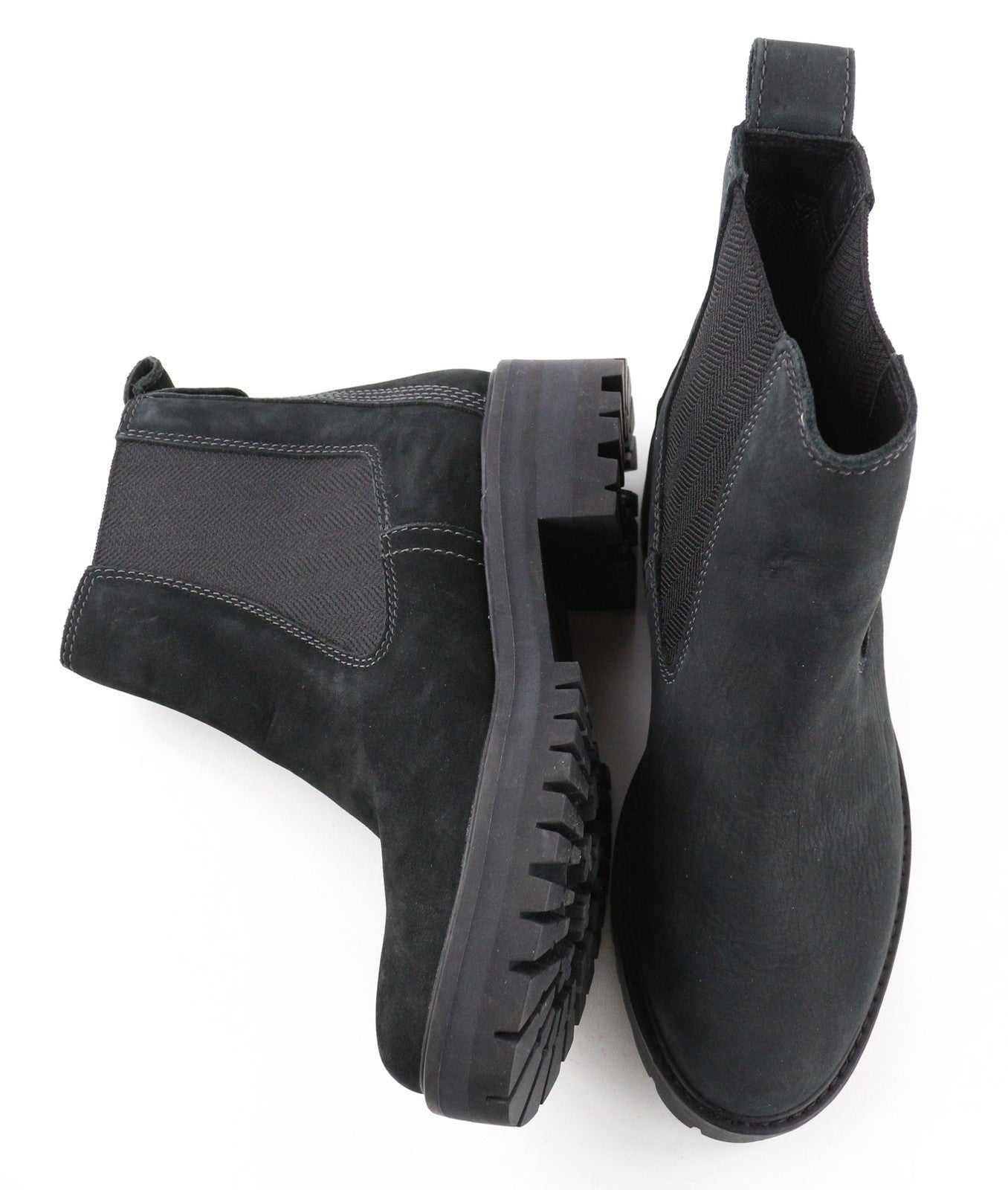 TIMBERLAND A1J66 moteriški juodi aulinukai „Chelsea“ EU38 UK5 odiniai migdolų formos noselės 