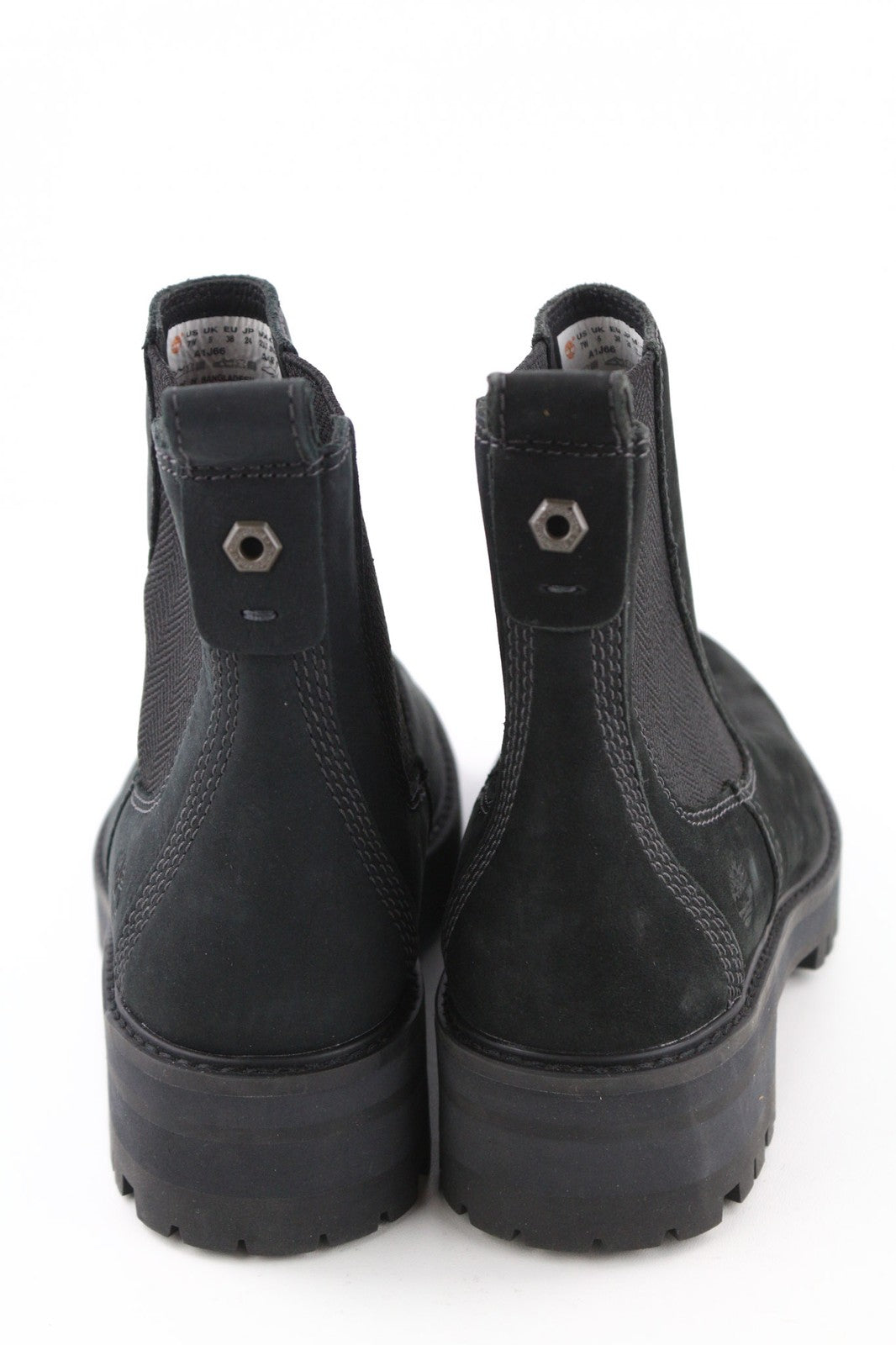 TIMBERLAND A1J66 moteriški juodi aulinukai „Chelsea“ EU38 UK5 odiniai migdolų formos noselės 