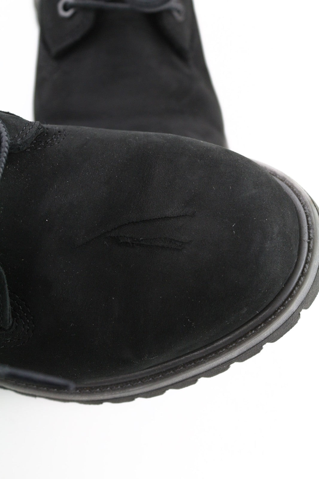 TIMBERLAND moteriški juodi odiniai aulinukai EU40 UK7 suvarstomi migdolų formos nosimi „Ortholite“ 