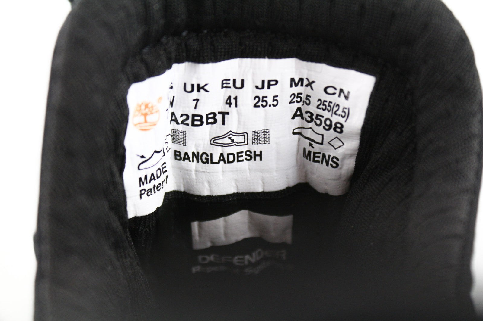 TIMBERLAND A2BBT vyriški sportbačiai EU41 UK7 odiniai „Aerocore Defender Repellent“ 