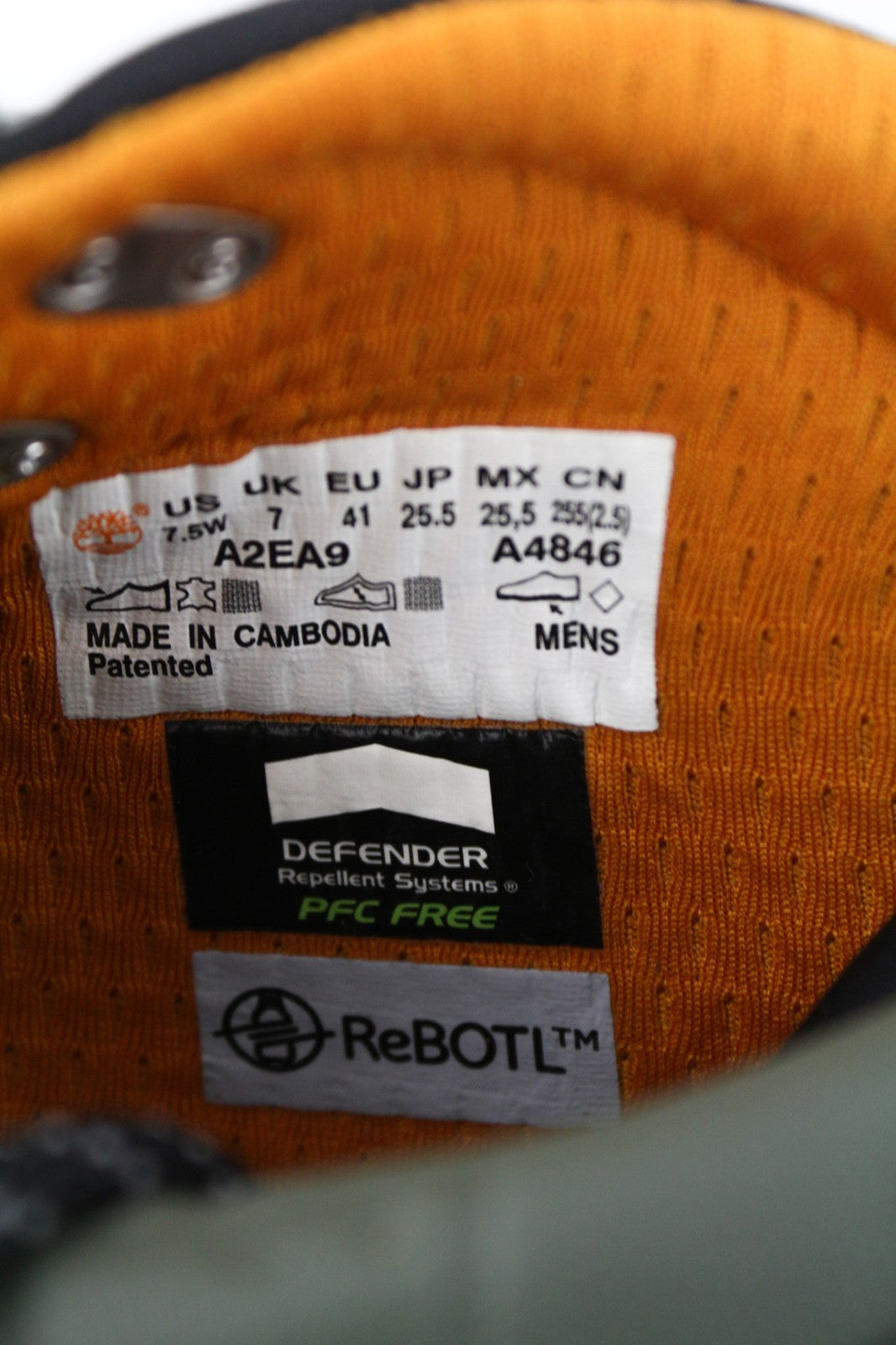 TIMBERLAND A2EA9 vyriški sportbačiai EU41 UK7 Aerocore Energy Defender Repellent 