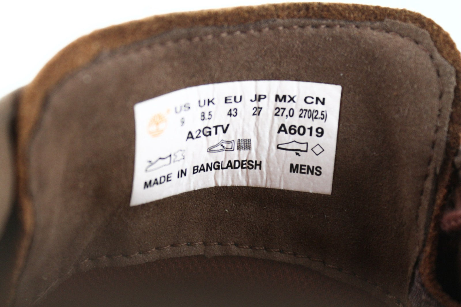 TIMBERLAND A2GTV vyriški batai EU43 UK8.5 rudi odiniai su raišteliais, žemakulniai, migdolų nosimi. 