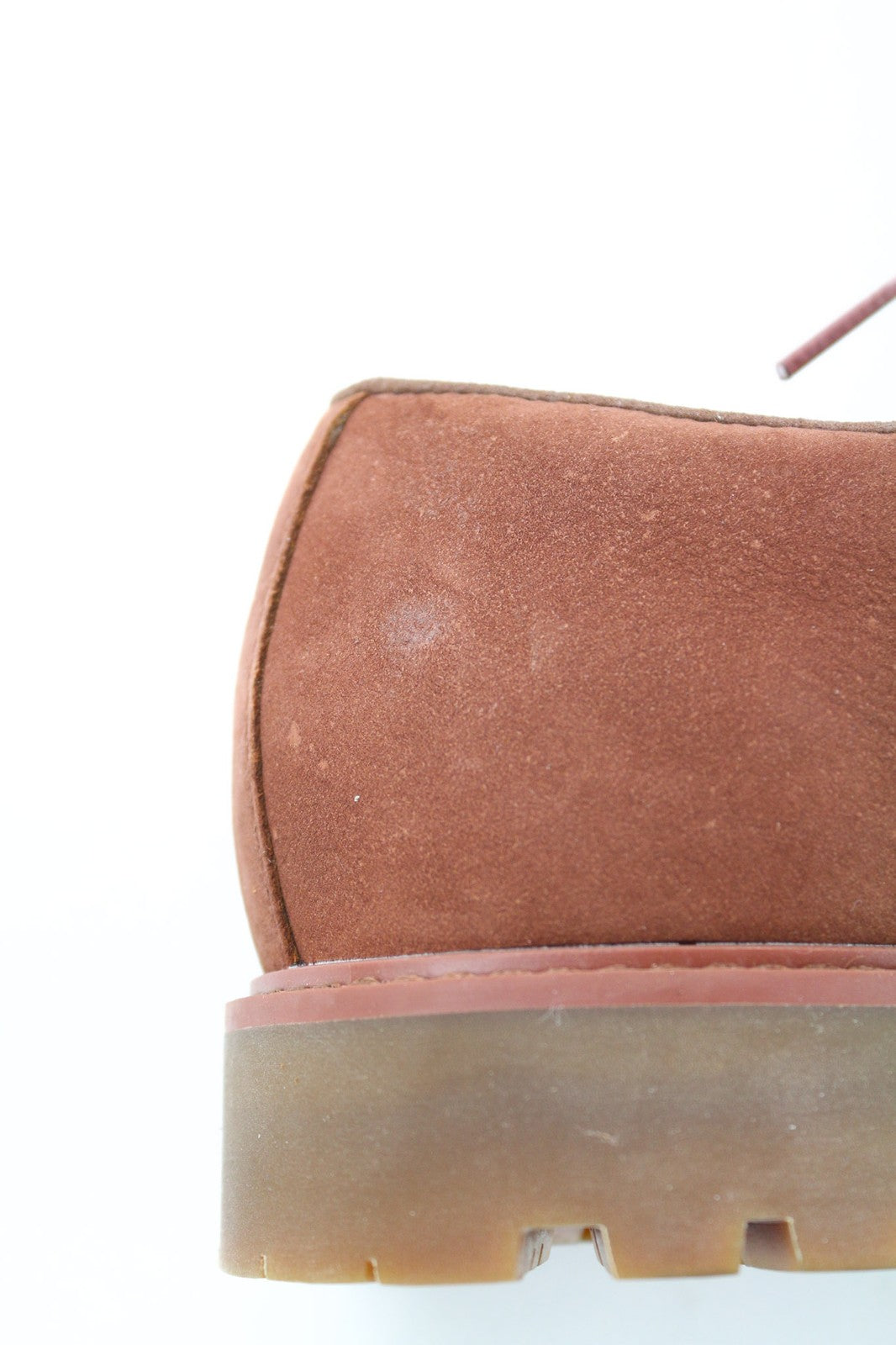 TIMBERLAND A2GTV vyriški batai EU43 UK8.5 rudi odiniai su raišteliais, žemakulniai, migdolų nosimi. 