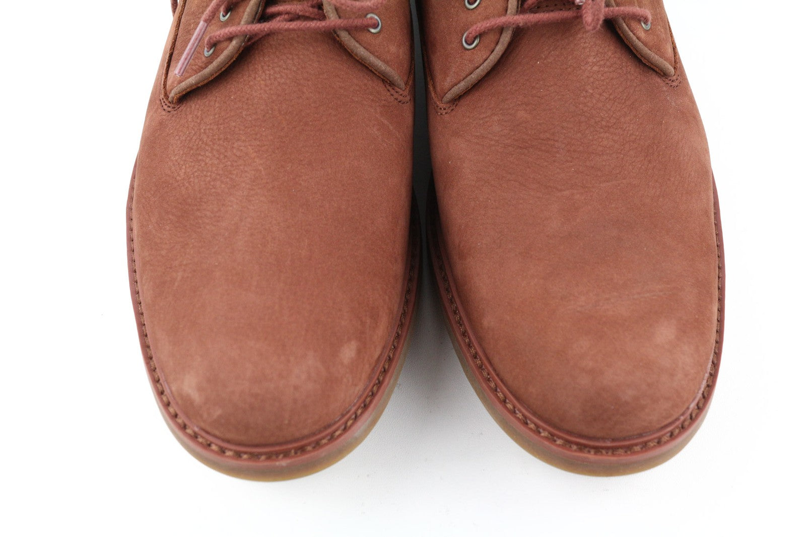 TIMBERLAND A2GTV vyriški batai EU43 UK8.5 rudi odiniai su raišteliais, žemakulniai, migdolų nosimi. 