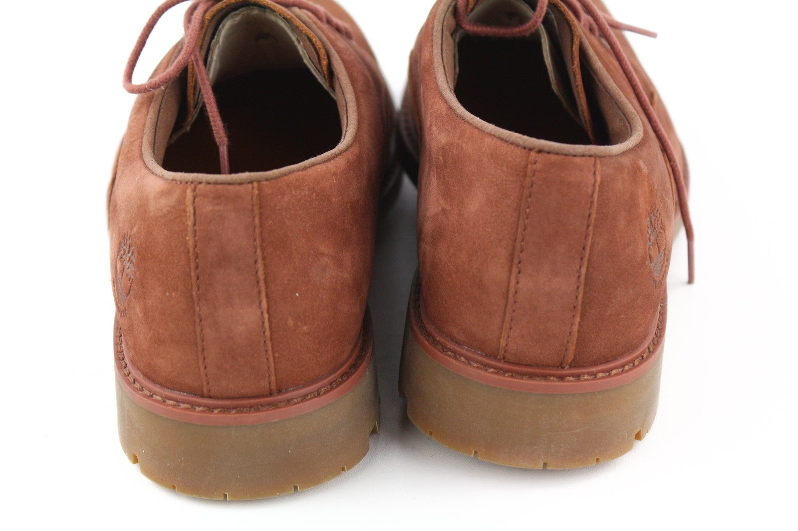 TIMBERLAND A2GTV vyriški batai EU43 UK8.5 rudi odiniai su raišteliais, žemakulniai, migdolų nosimi. 