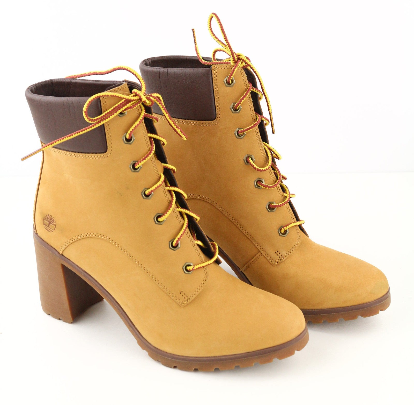 TIMBERLAND A1HLS moteriški aulinukai su kulniuku EU40 UK7 rudi „Allington“ odiniai „Ortholite“ 