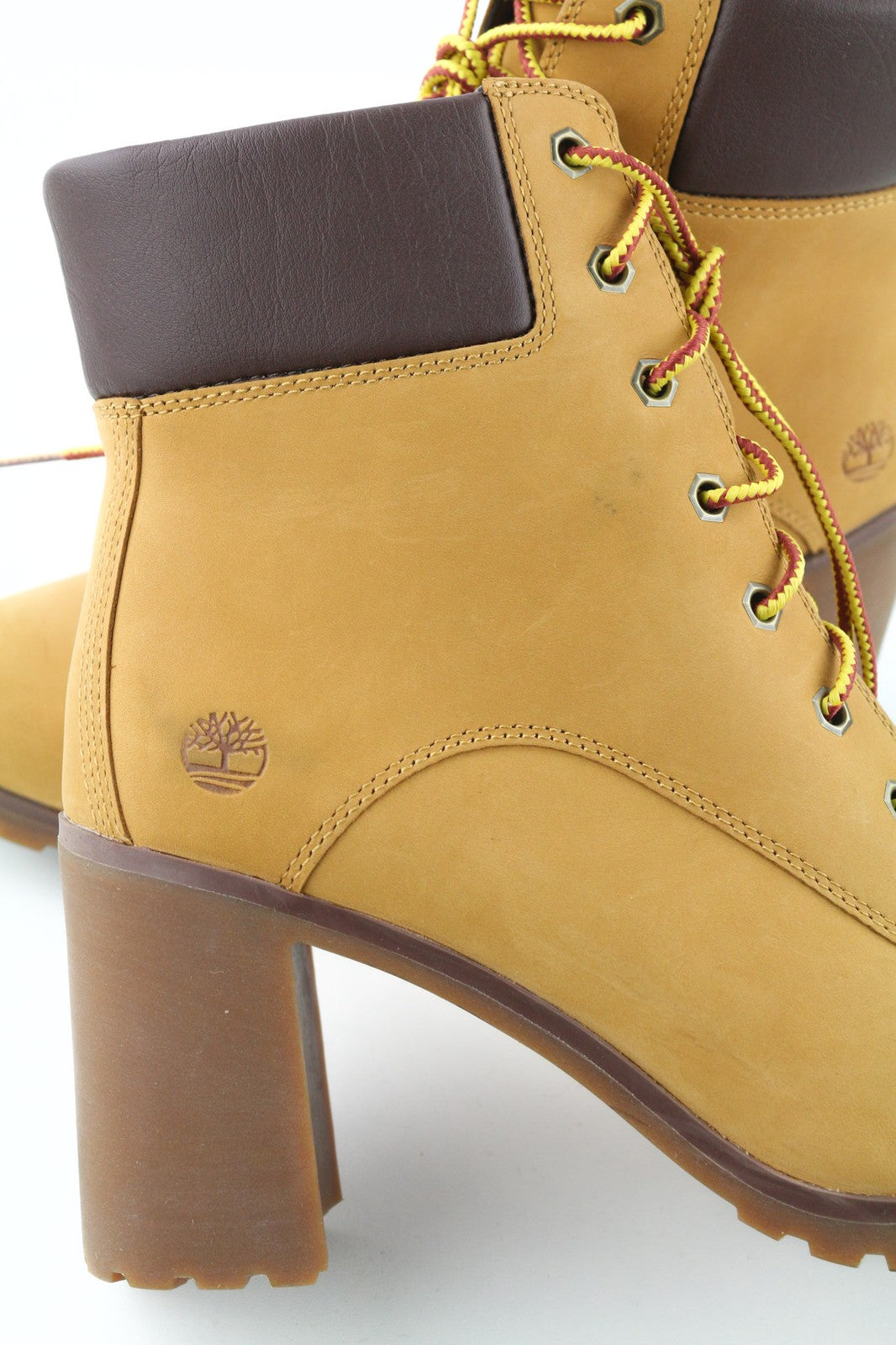 TIMBERLAND A1HLS moteriški aulinukai su kulniuku EU40 UK7 rudi „Allington“ odiniai „Ortholite“ 