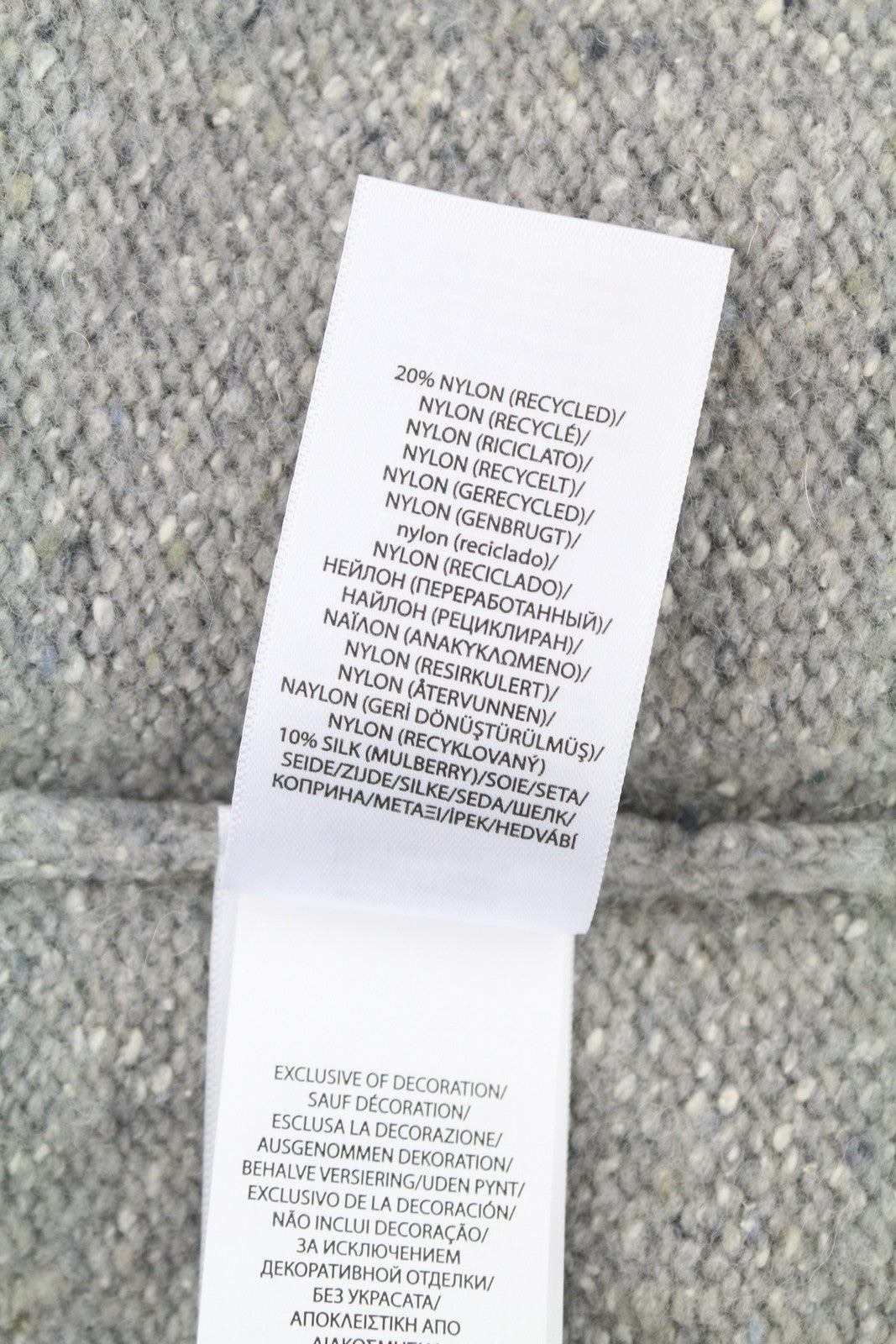 RALPH LAUREN vyriškas megztinis M pilkas melanžas vilnos mišinio tamprus megztinis RRP199 